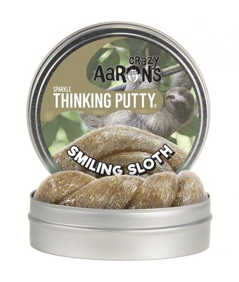 

Жвачка для рук Crazy Aarons Thinking Putty Улыбчивый ленивец, 90 г
