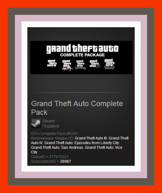 

Grand Theft Auto Collection (Все страны)