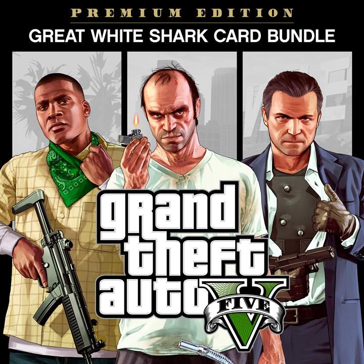 

Grand Theft Auto V: Premium + Белая акула (XBOX ONE)