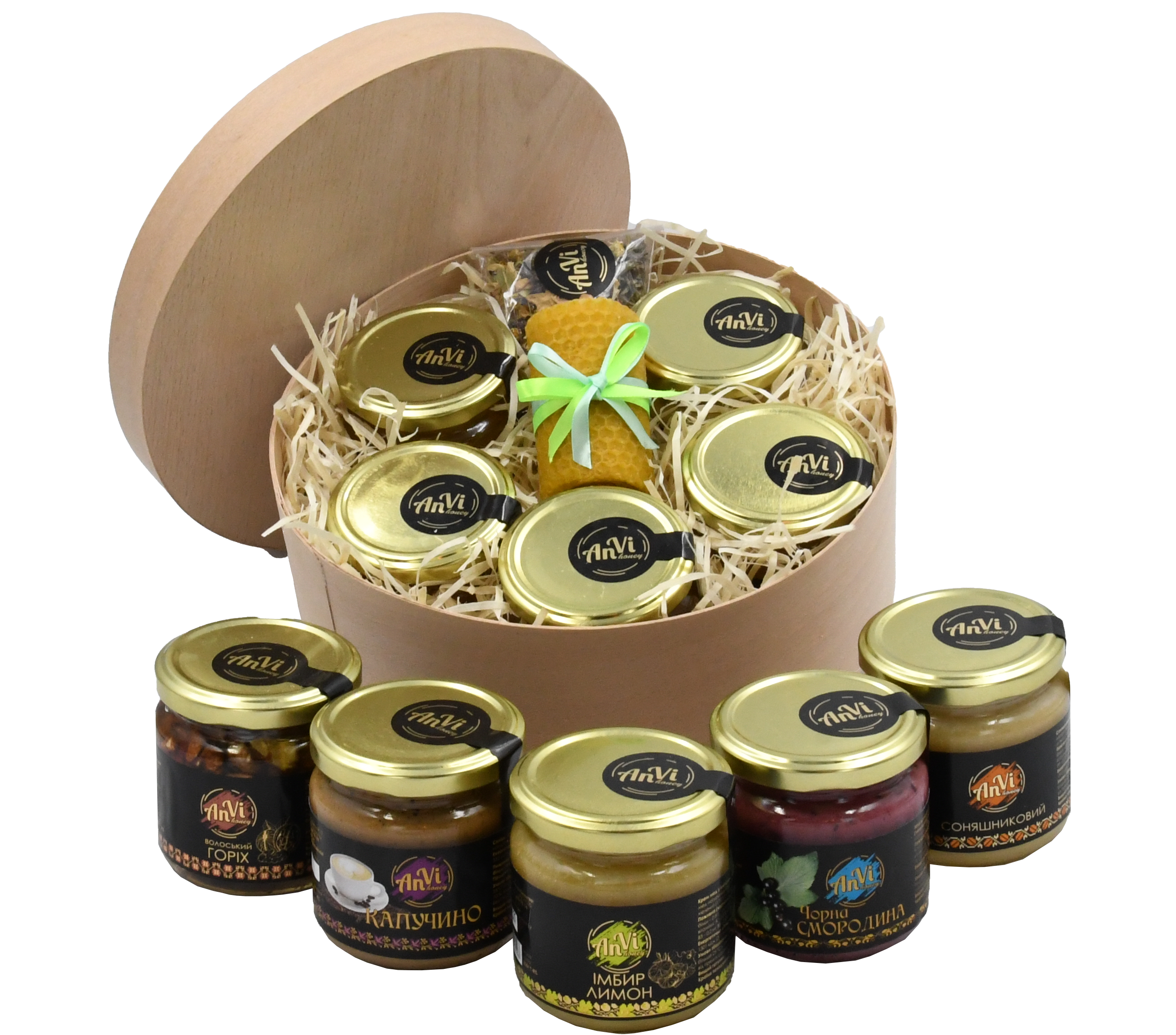 

Подарочный медовый набор Anvi honey № 23-5