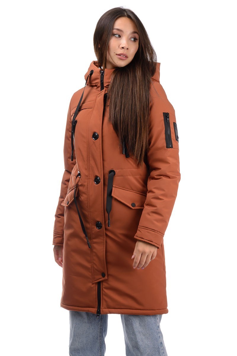 

Женская парка CR-60661-MSD 48 горчица