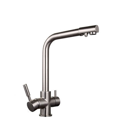 

Смеситель для кухни на две воды Frap H52 F4352-5 сатин