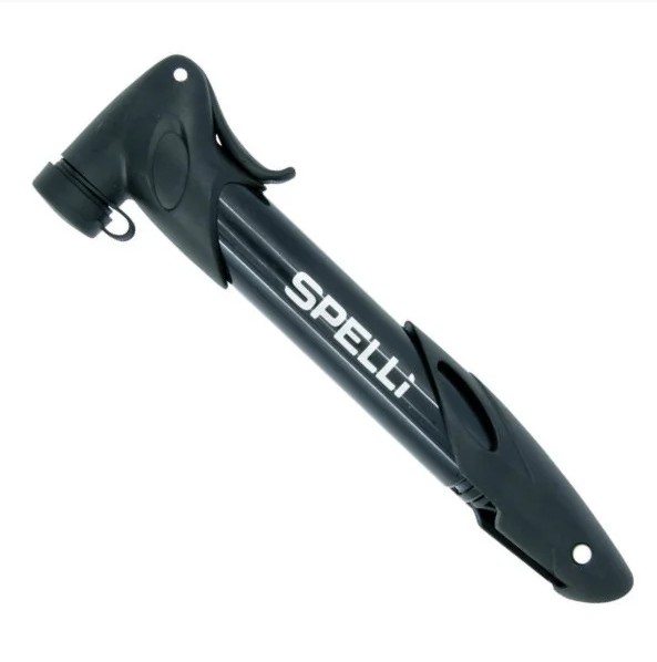 

Велосипедный Насос Spelli SPM-177 телескопический, черный