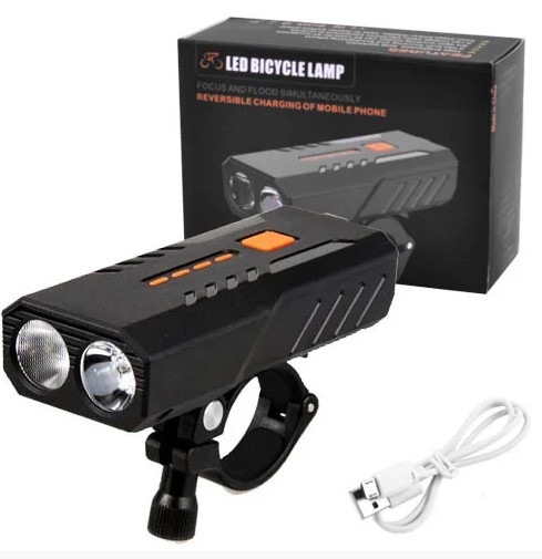 

Фара передняя BC25 Pro-2XPE, Ultra Light, антизаряд, Power Bank, аккум-р., ЗУ micro USB