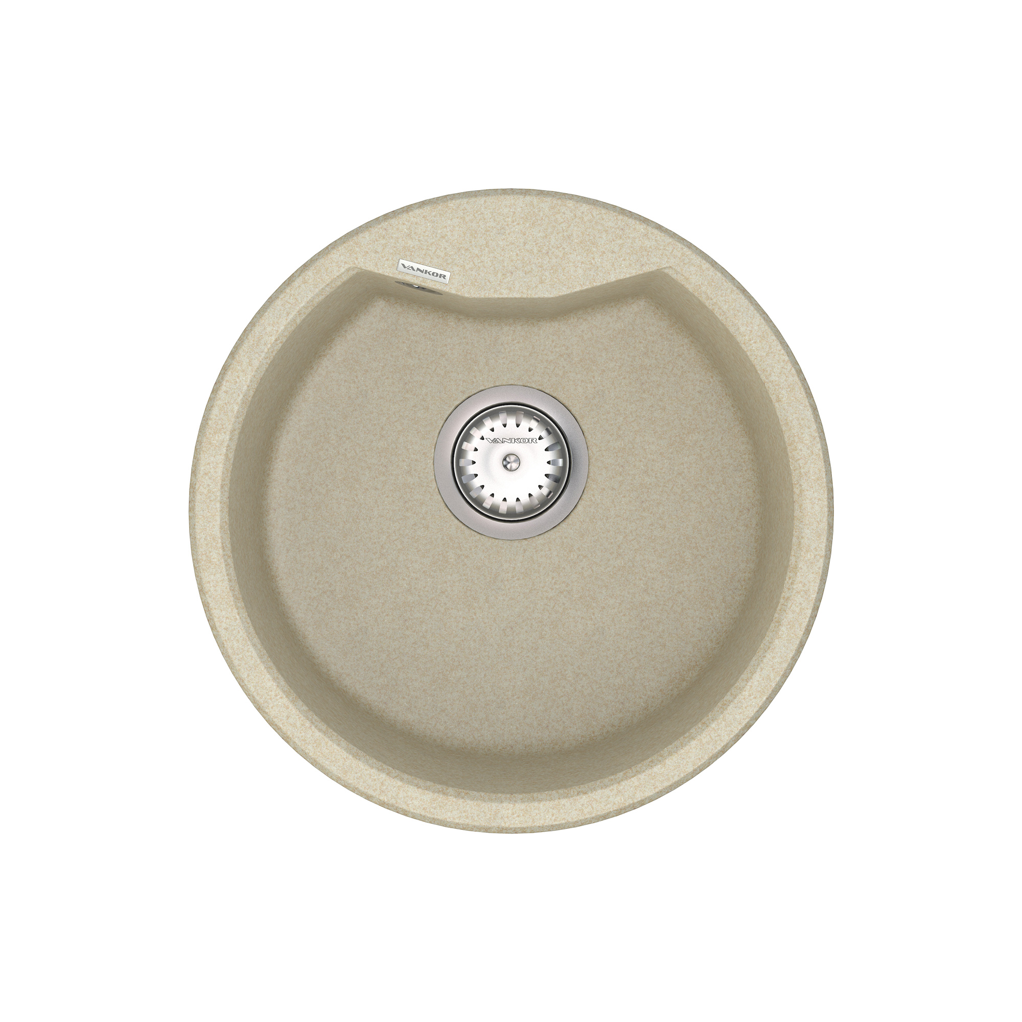 

Мойка Кухонная Vankor Vena Vmr 01.48 Beige + Сифон Vankor