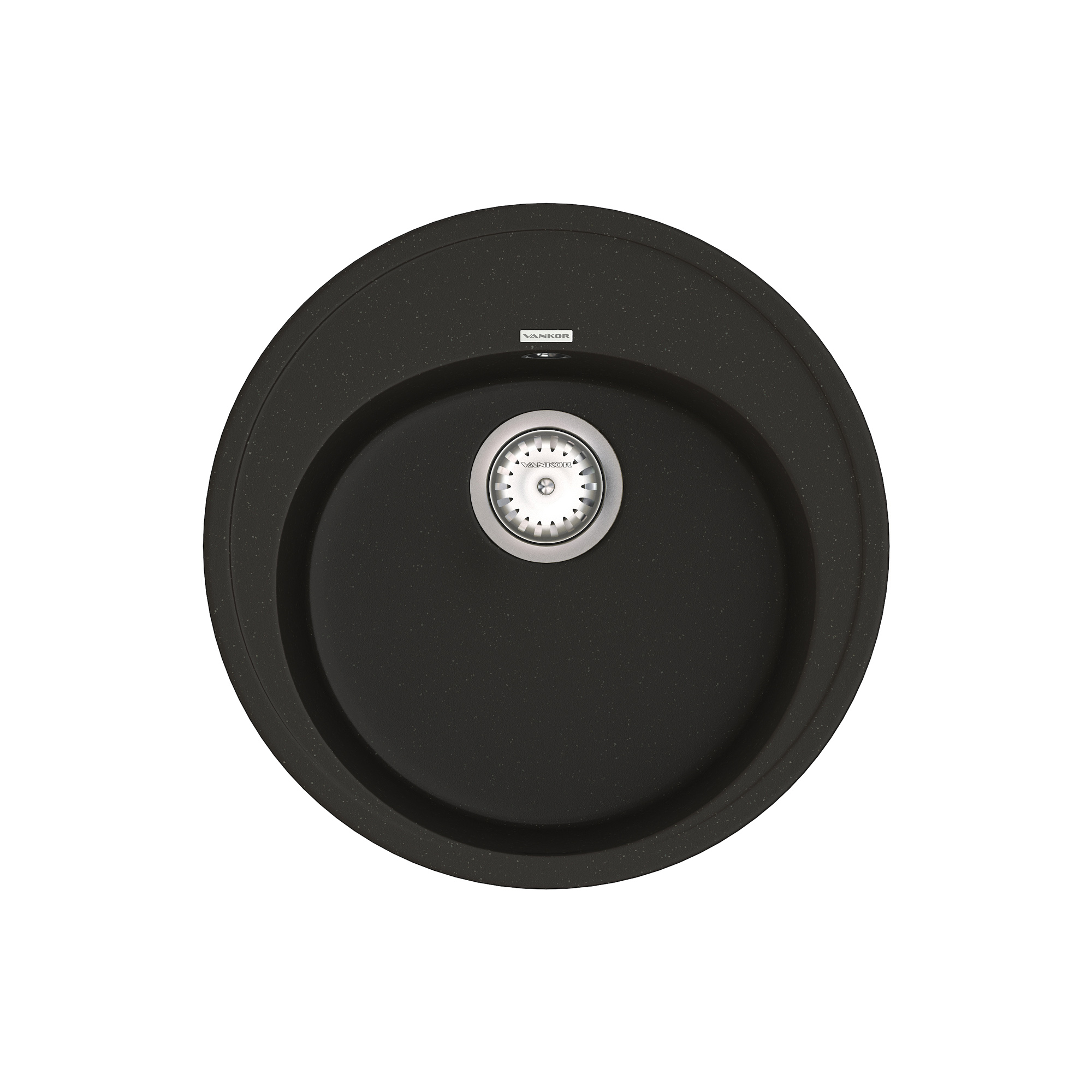 

Мойка Кухонная Vankor Sity Smr 01.50 Black + Сифон Vankor