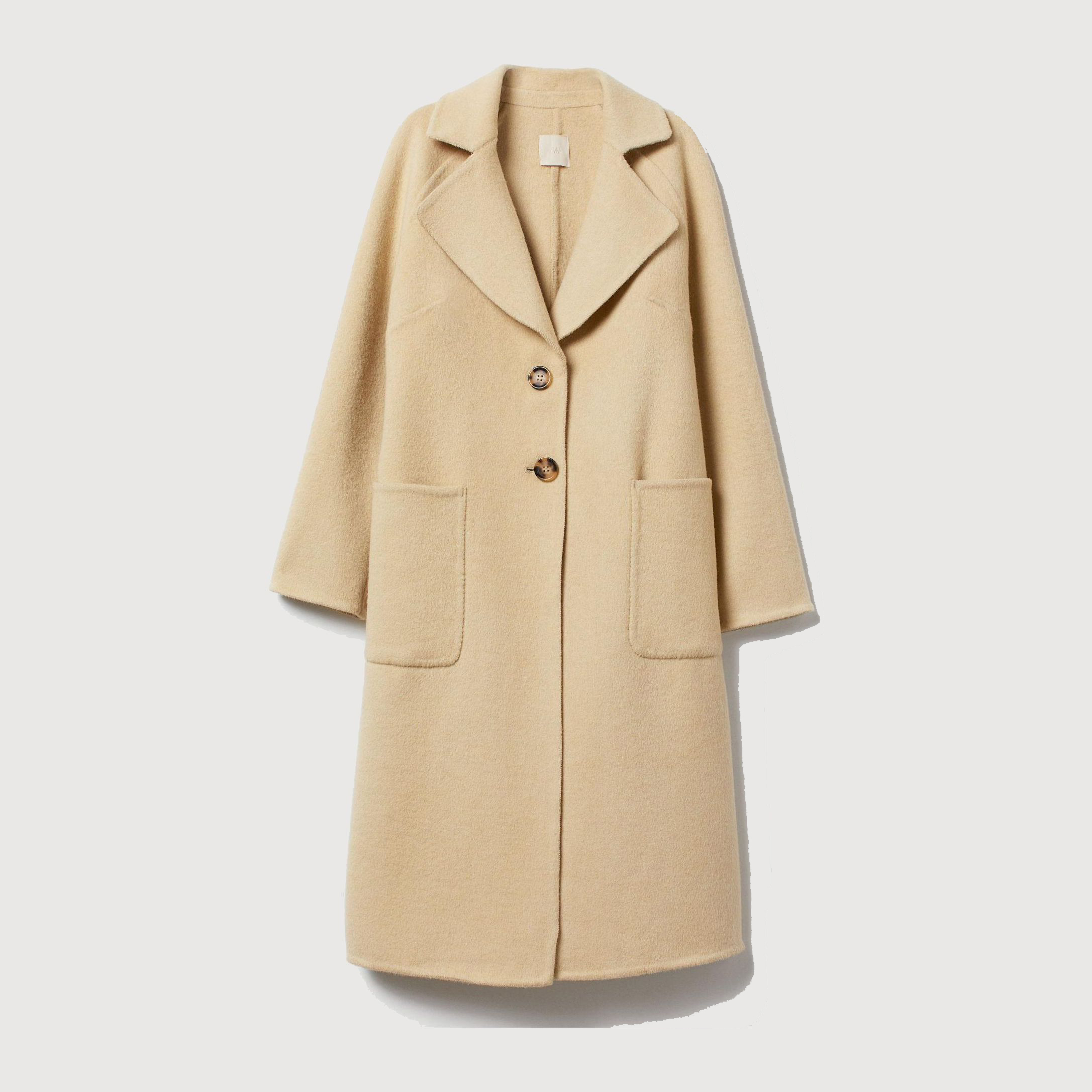 

Пальто H&M 7209069-ACUA 32 Бледно-желтое