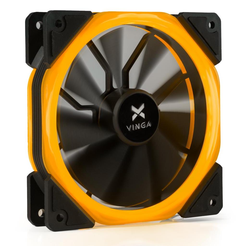 

Кулер для корпуса Vinga LED fan-02 orange