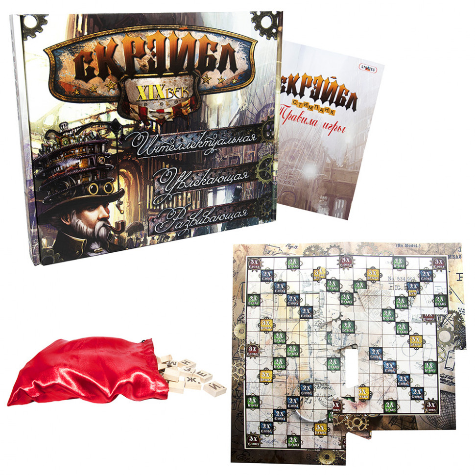 

Настольная игра "Скрейбл" Strateg (рус.) 635
