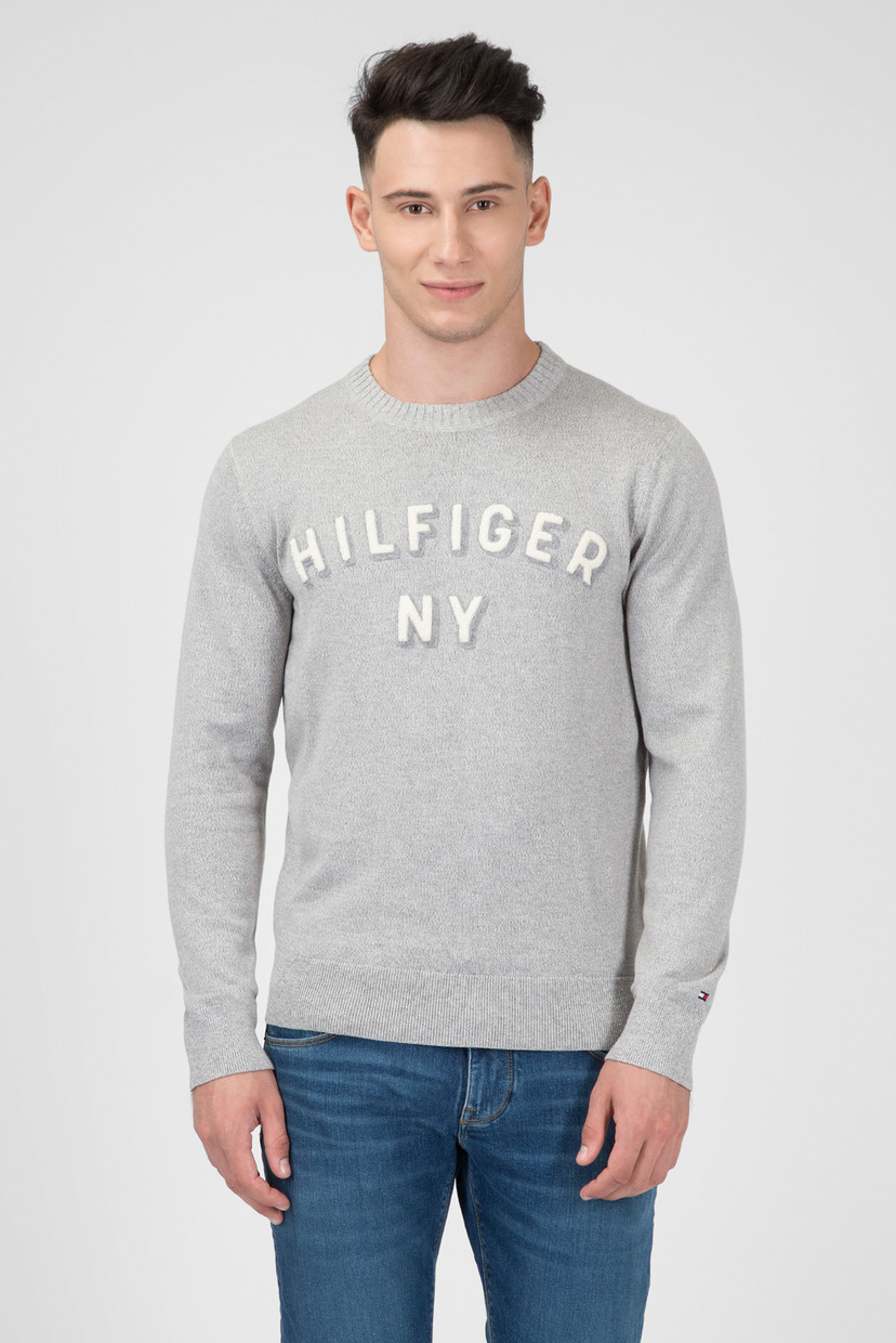 

Свитер Tommy Hilfiger STRUCTURED MOULINE GRAPHIC SWEATER XL Серый MW0MW07139