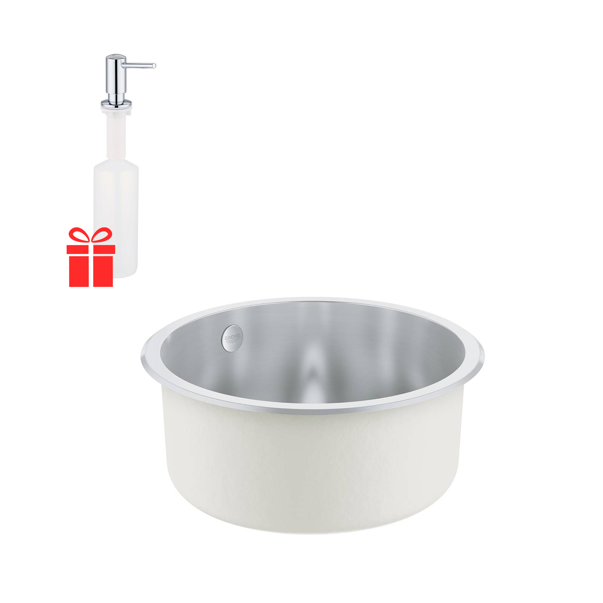 

Набор Grohe мойка кухонная K200 31720SD0 + дозатор для моющего средства Contemporary 40536000 (ST702252)