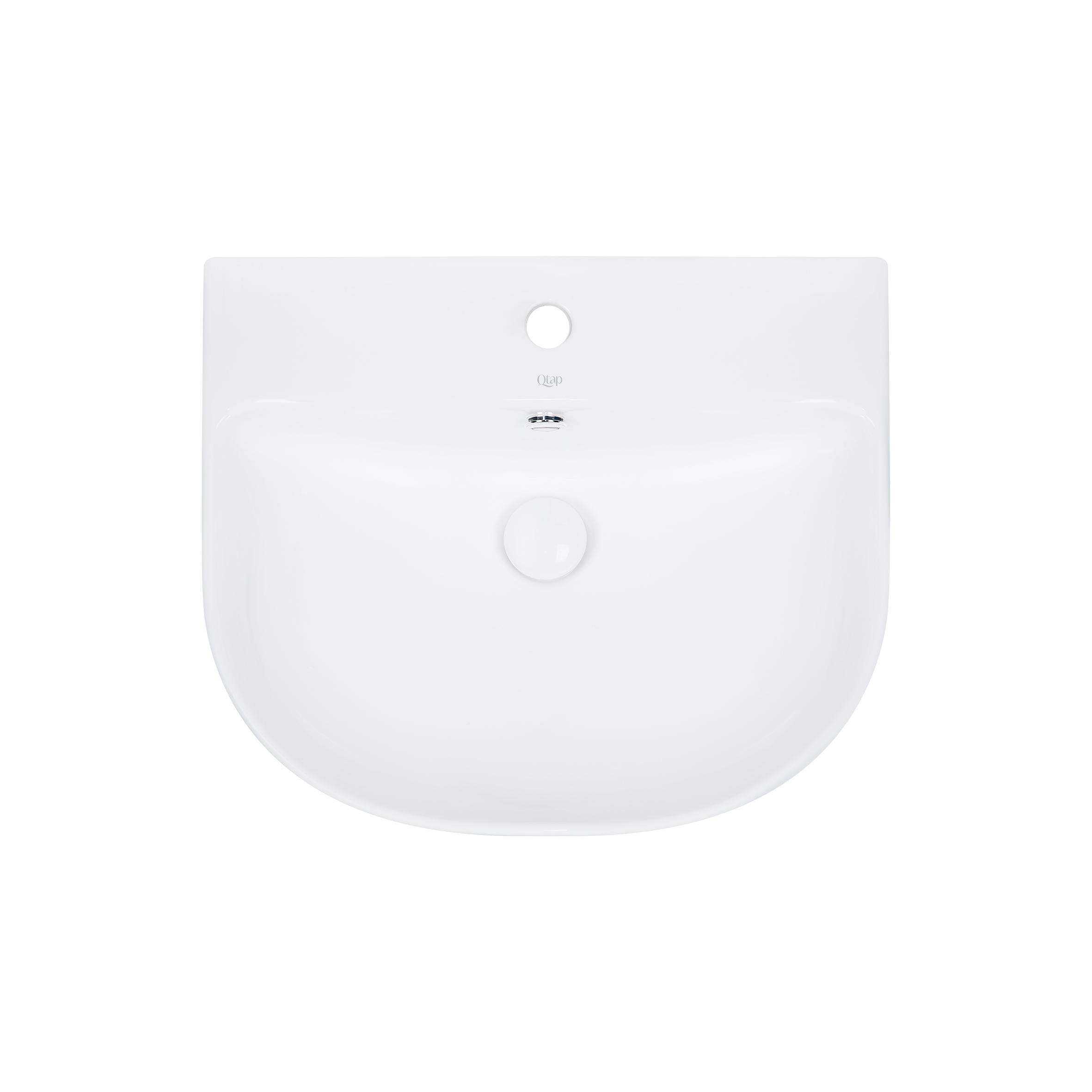 

Раковина Qtap Leo с донным клапаном QT111101GW (ST702079)