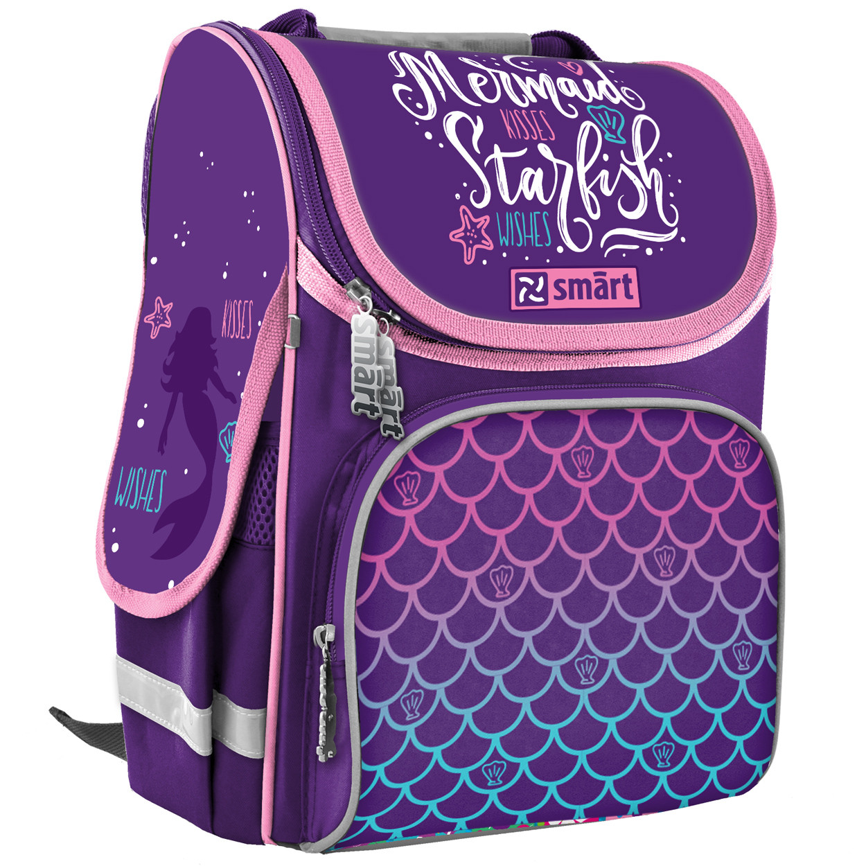 

Рюкзак школьный каркасный SMART PG-11 Mermaid (558066)