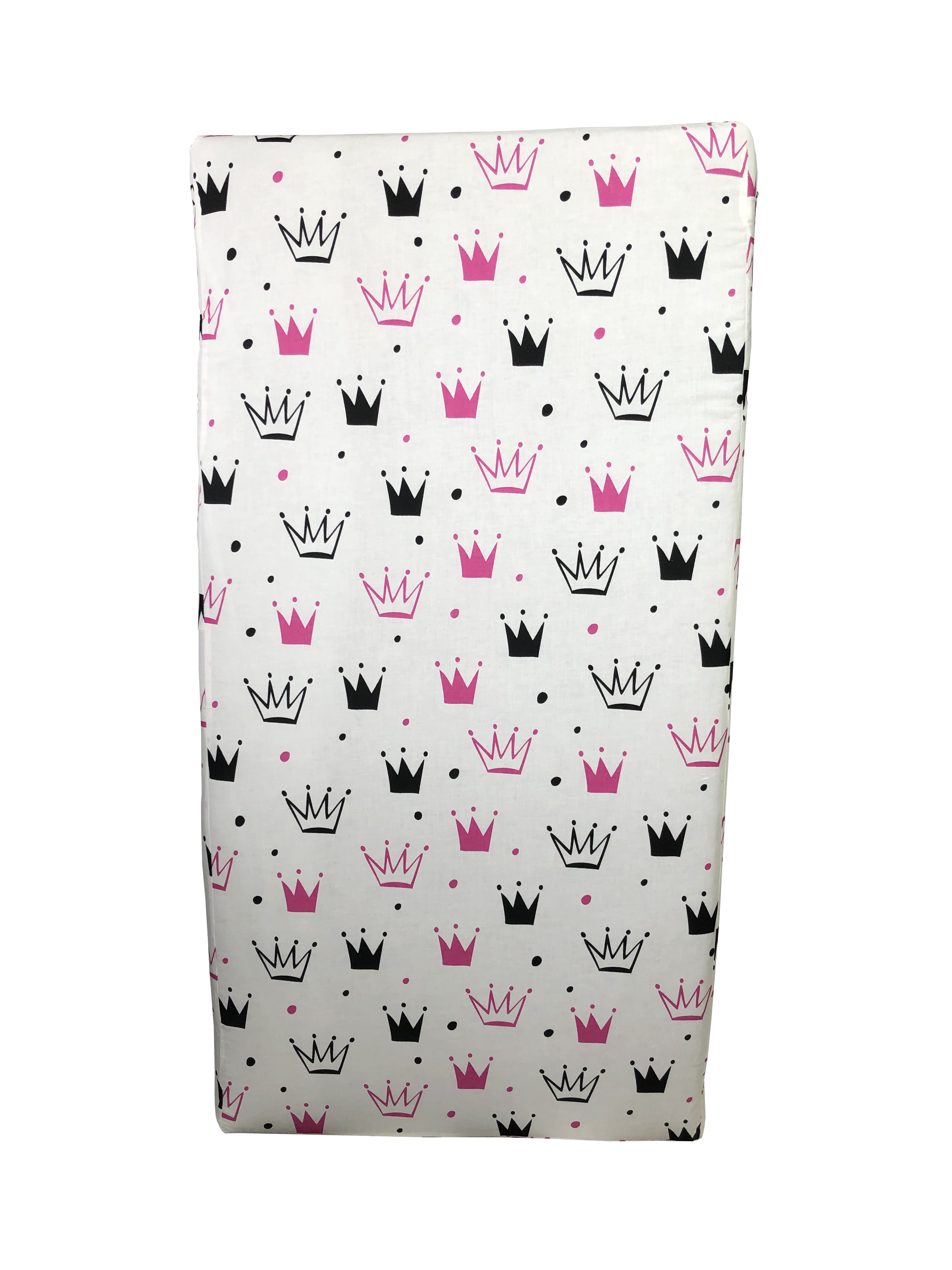 

Матрас детский ортопедический Baby Comfort Соня №8 (120*60*8 см) короны розовые