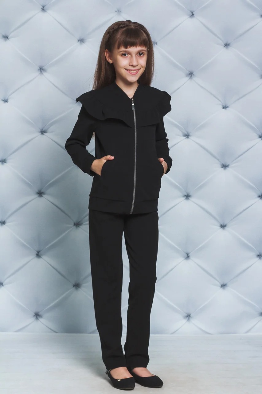 

Fashions • Костюм школьный для девочек Agatha Fashions 134 черный (02267-ве)