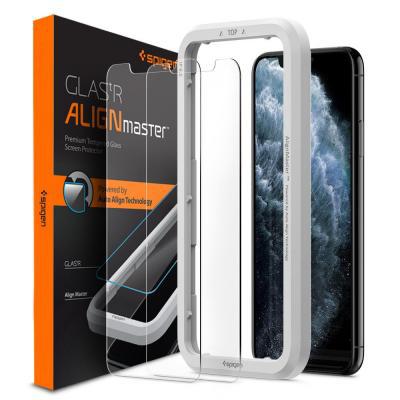 

Стекло защитное Spigen iPhone 11 Pro Max/XS Max AlignMaster Glas tR, 2 pack
