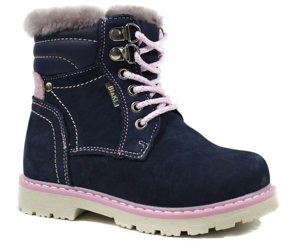 

Черевики зимові BIKI арт.5783-А, blue-pink, т.сіній,28р