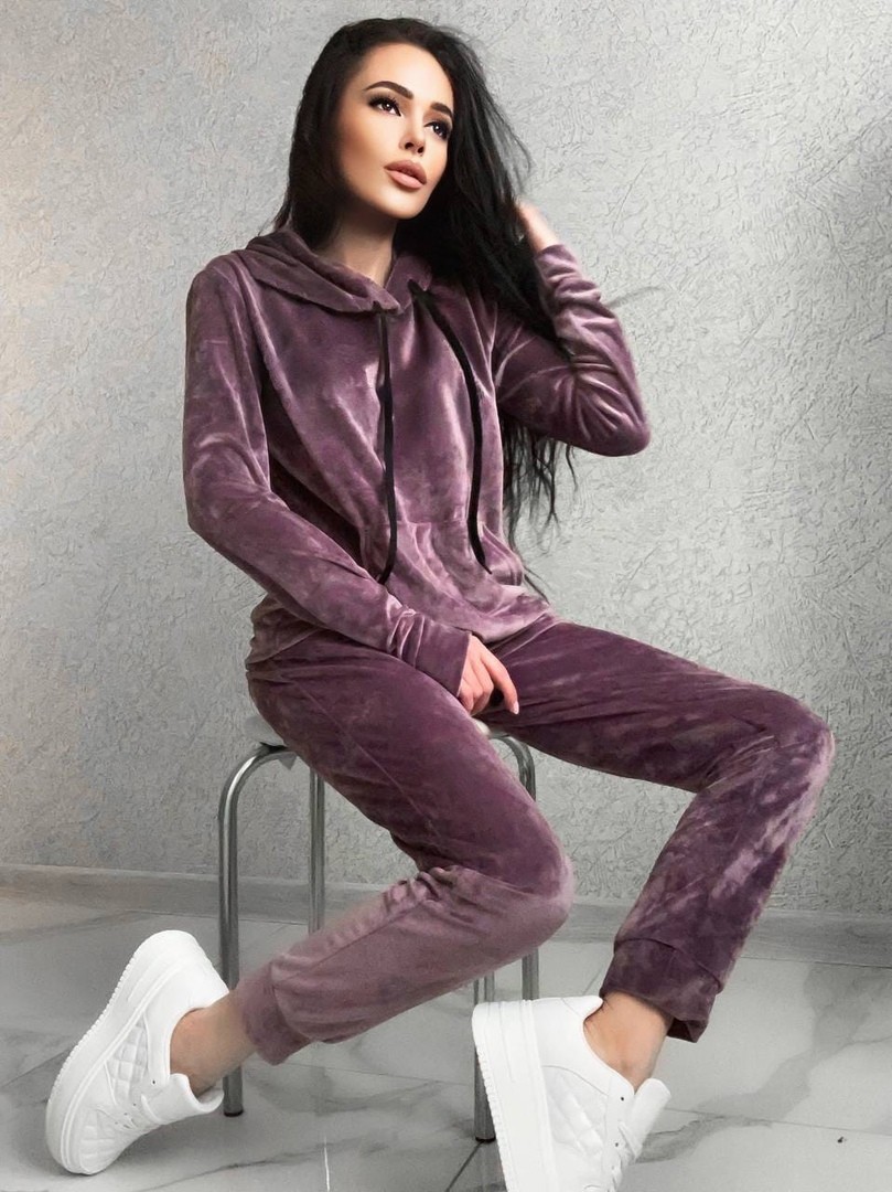 

Велюровый костюм женский фрез 42-44 Pudra К900