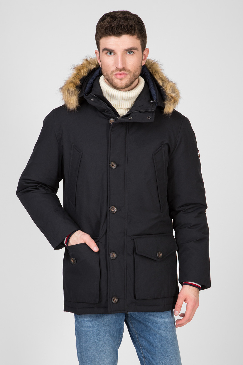 

Мужская черная пуховая парка HAMPTON Tommy Hilfiger XL MW0MW11504