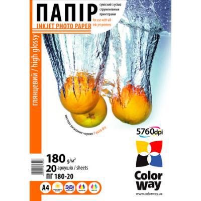 

Бумага ColorWay A4 (PG180020A4) (K192946-01)