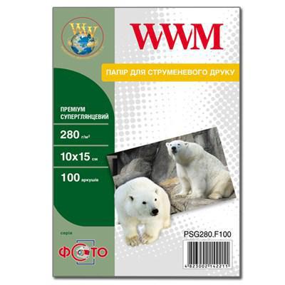 

Бумага WWM 10x15 Premium (PSG280.F100) (K087235-01)