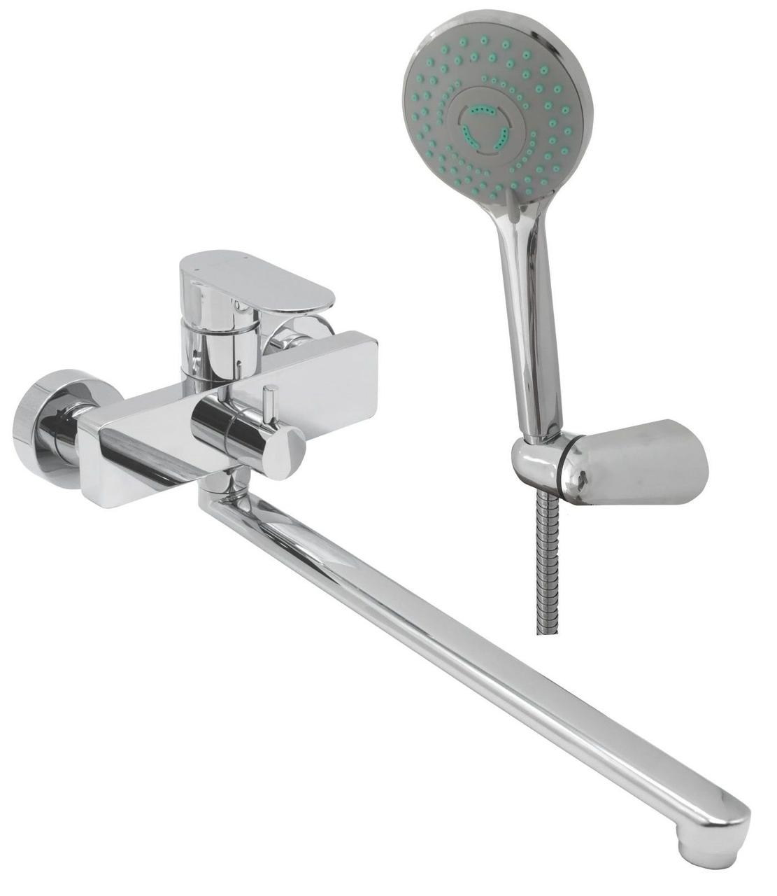 

Смеситель для ванны Topaz BARTS-TB 07116-H36 излив 350мм-ЕВРО, душевой комплект