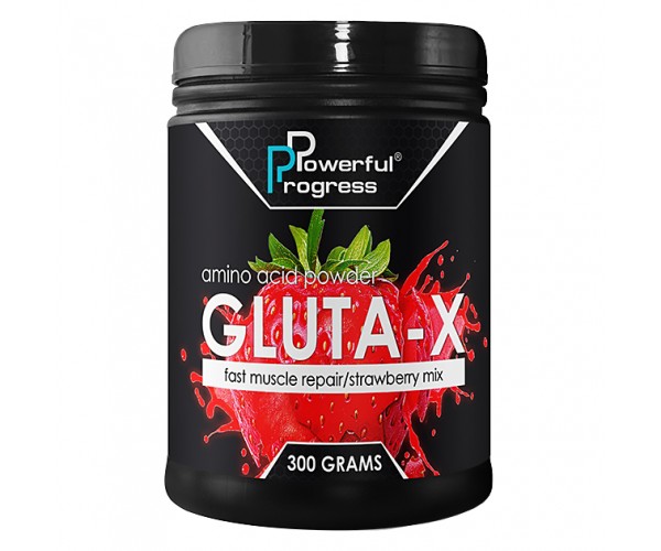 

Глютамин Powerful Progress Gluta-X, 300г - Клубника (115823)
