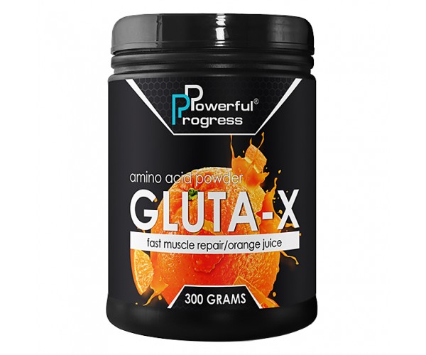 

Глютамин Powerful Progress Gluta-X, 300г - Апельсин (115824)