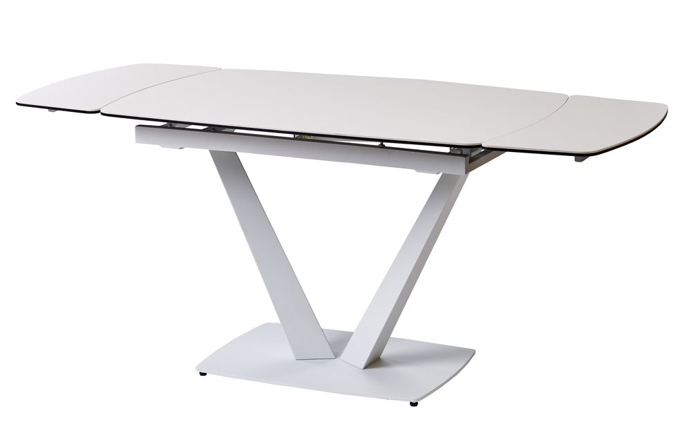 

Стол обеденный Concepto Elvi Pure White керамический раскладной 120-180 см