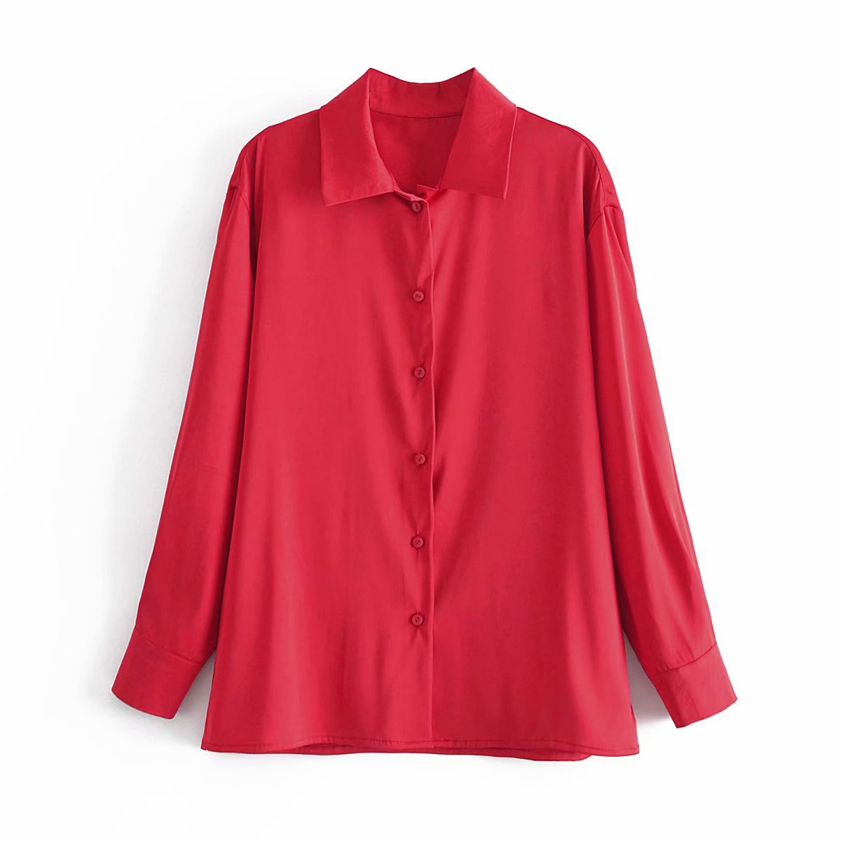 

Рубашка женская прямого кроя Coral Berni Fashion () Красный, Рубашка женская прямого кроя Coral Berni Fashion (L) Красный