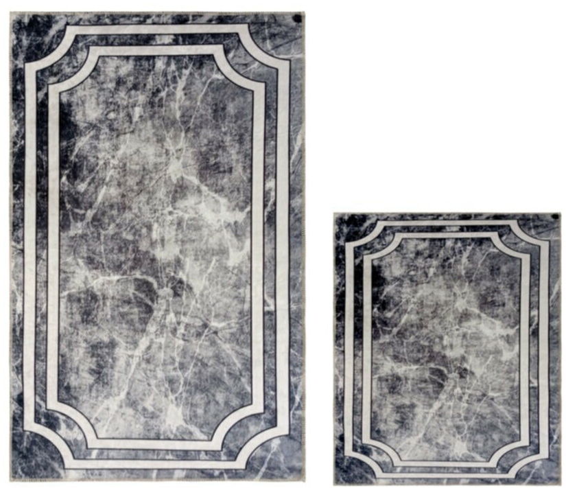 

Набор ковриков IzziHome Ella 60х100 + 40х60 El3 Gri Cerceveli