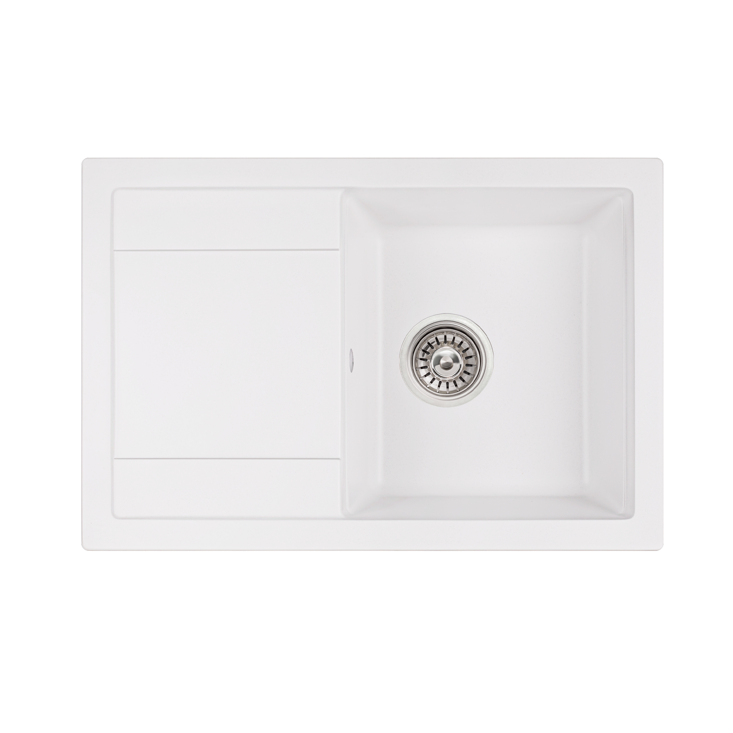 

Кухонная мойка Qtap CS 7449 WHI (QT7449WHI650) (SR203370)