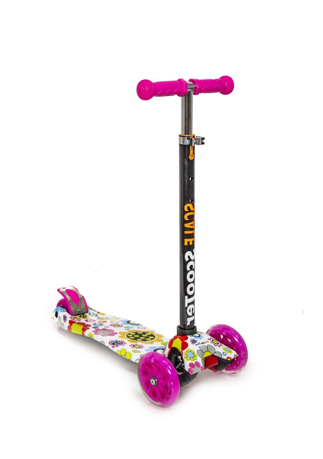 

Самокат детский Maxi Scale Scooter(свет.колеса) Print Multicolor