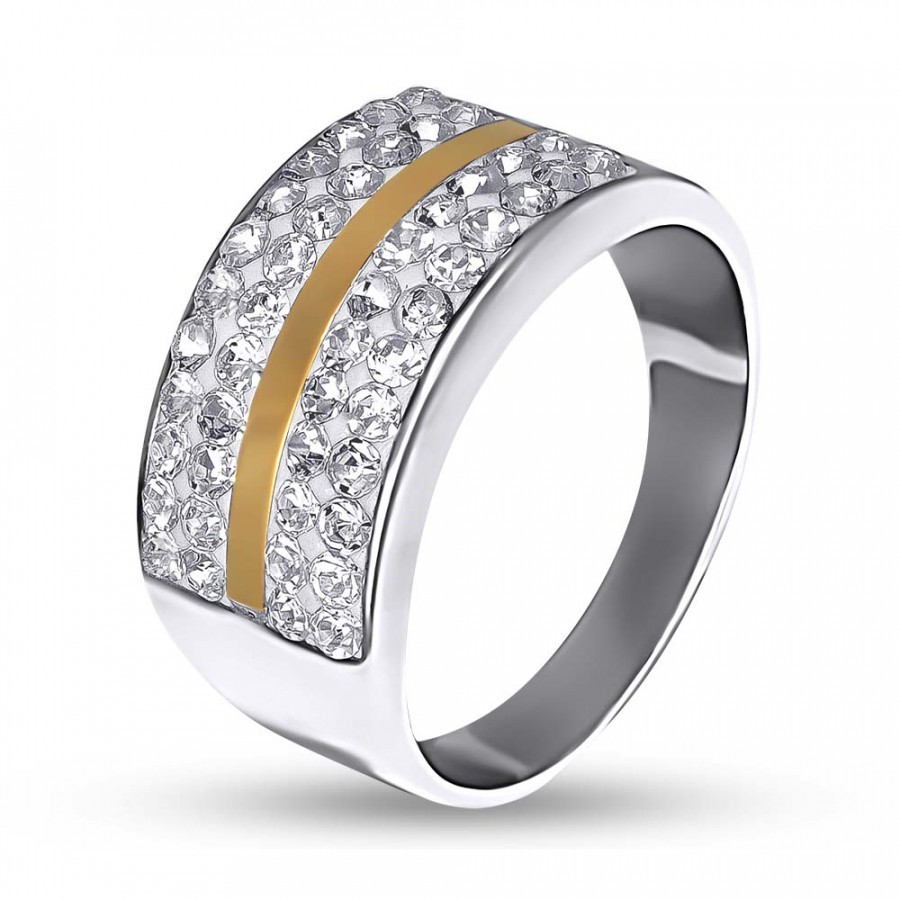 

Кольцо с кристаллами Swarovski "Алекса"