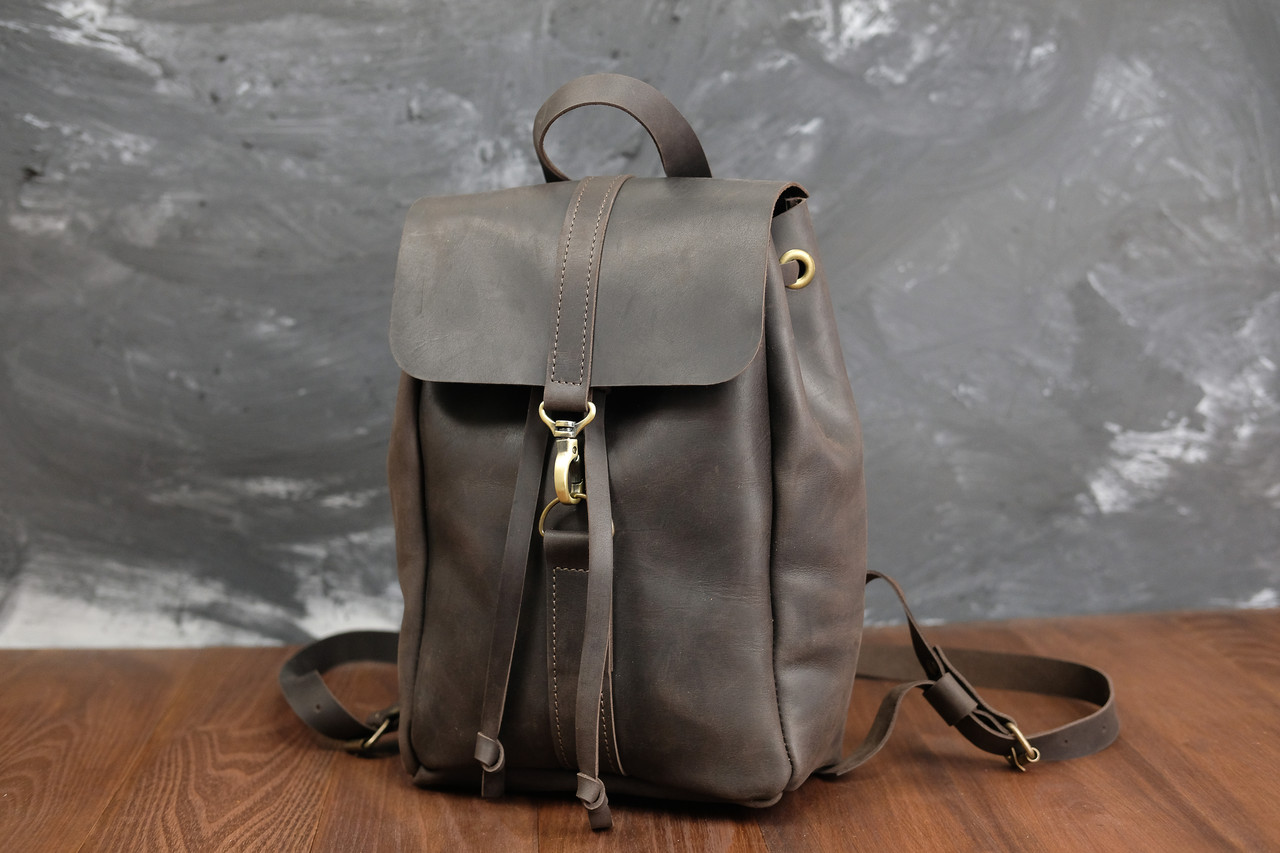 

Рюкзак женский винтажная кожа Berty 111-0004 Шоколад