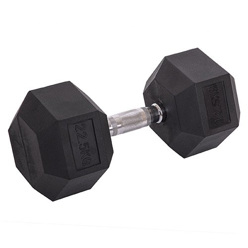 

Гантель цельная шестигранная TA-2679 Zelart 22,5кг Черный (56363153)