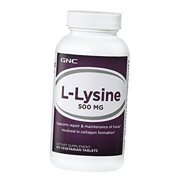 

Лизин, L-Lysine 500, GNC 100таб (27120011)