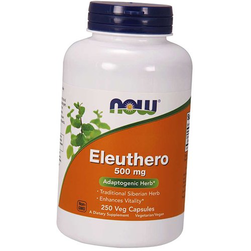 

Корень Элеутерококка, Eleuthero 500, Now Foods 250вегкапс (71128165)