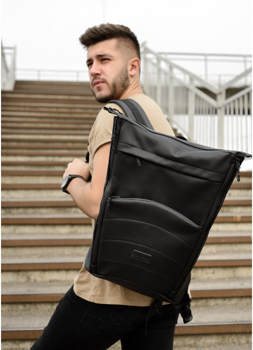 

Рюкзак ролл Sambag унісекс RollTop LQO чорний