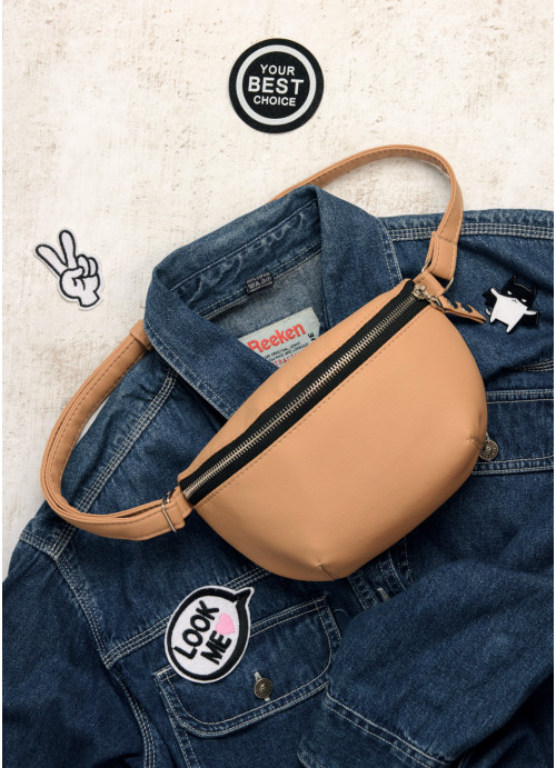 

Сумка на пояс бананка Sambag Polo SQO беж хакі