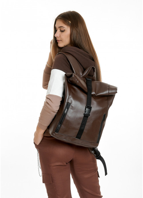 

Рюкзак рол Sambag RollTop коричневий