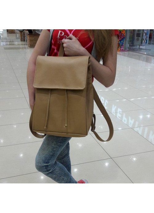 

Жіночий рюкзак Sambag Loft LA беж хакі
