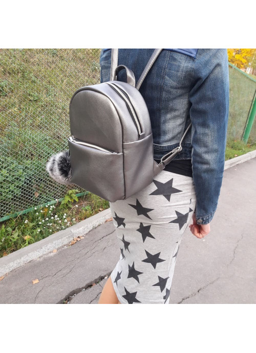 

Жіночий рюкзак Sambag Este MG silver dark