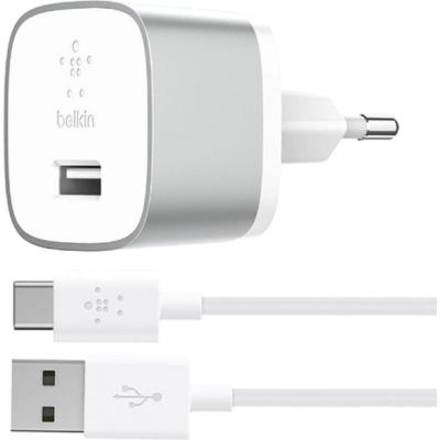 

Зарядное устройство Belkin USB-3.0 Quick Charge™ with USB-A to USB-C™ Cable 1.2m, 18W (F7U034VF04-SL