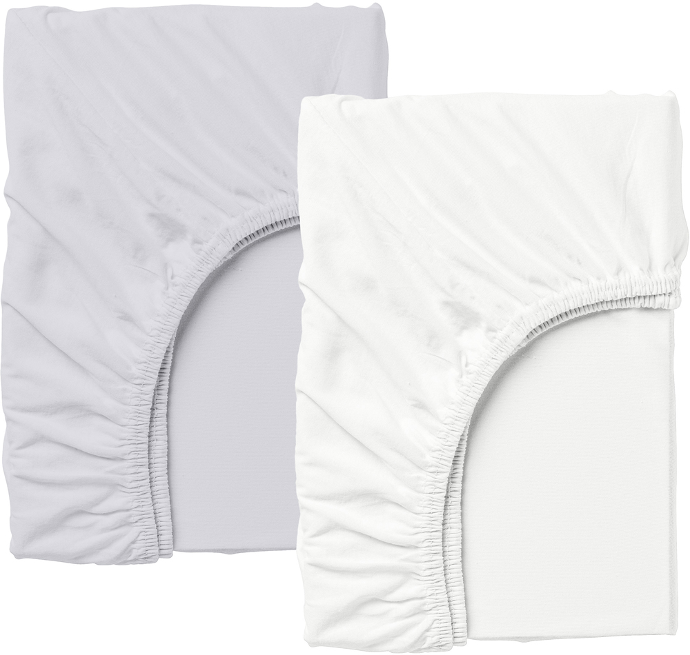

Набор Cosas простынь на резинке 140х200 2 шт Set_White_Grey