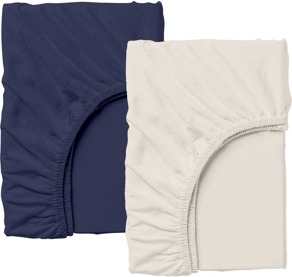 

Набор Cosas простынь на резинке 90x200 2 шт Set_Beige_DarkBlue