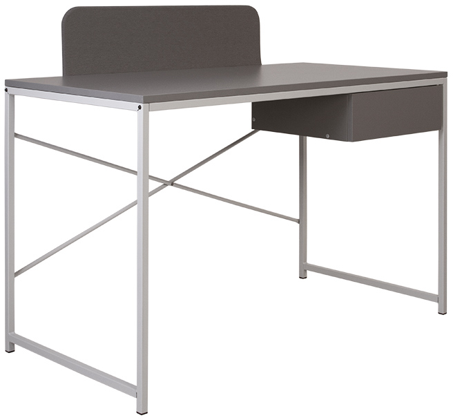 

Компьютерный стол Новый Стиль Forward Grey ordf с ящиком и экраном 1160 х 619 х 750 / 950 мм GD-50 Серый шифер