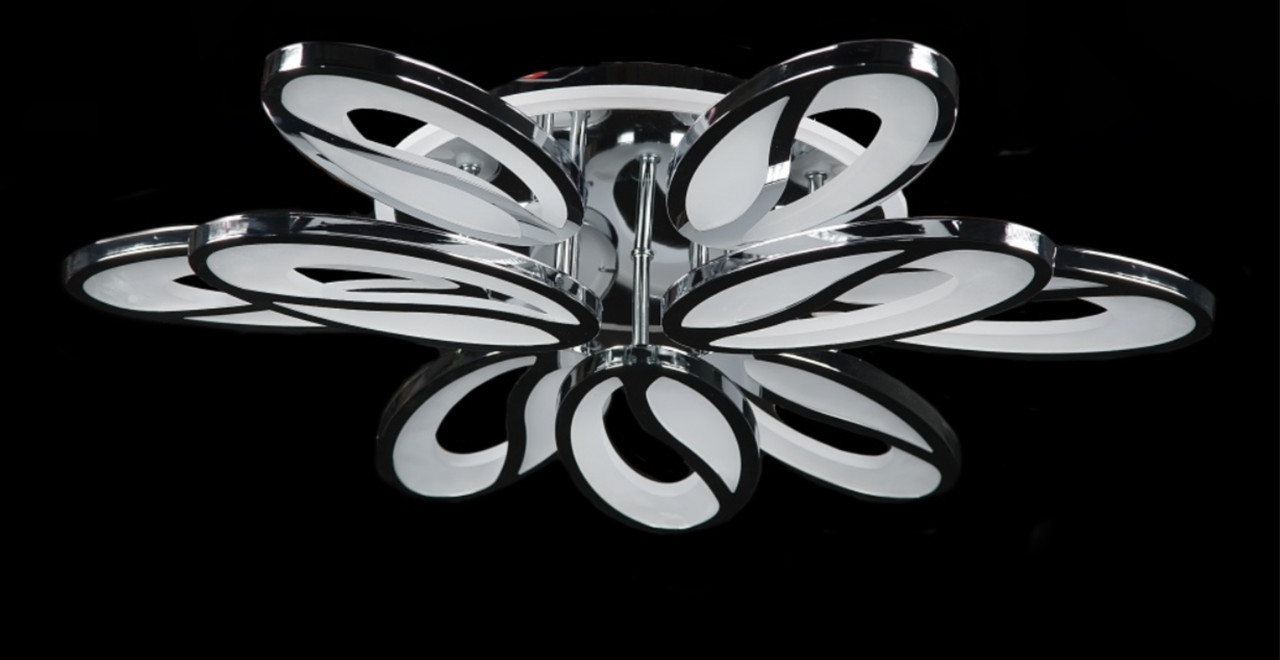 

Светодиодная люстра S.RAY. LK208/6+3 LED (CHROME)