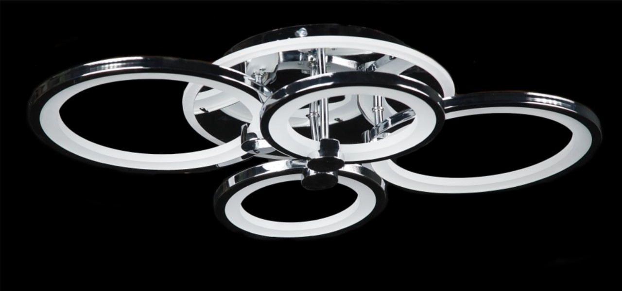 

Светодиодная люстра S.RAY. LK237/2+2 LED (CHROME)