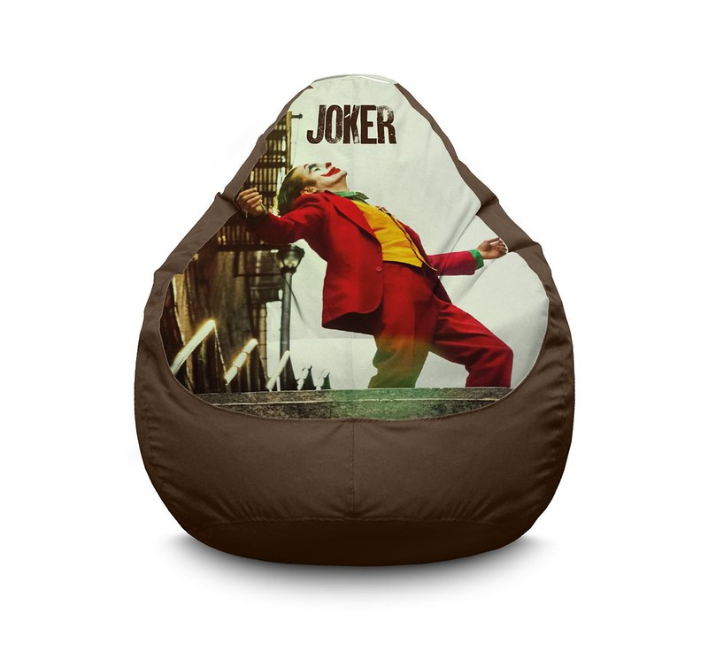 

Кресло мешок iPuff "Joker. Dance" Оксфорд XL (80х110 см) Коричневый